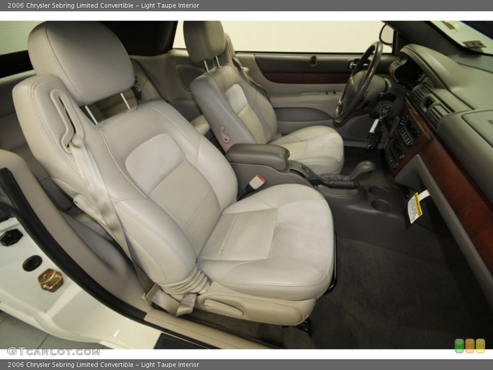 Light Taupe Interior Front Seat for the 2006 Chrysler Sebring Limited Convertible #71294908