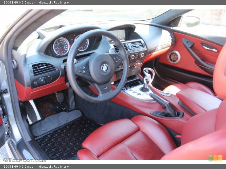 Indianapolis Red Interior Prime Interior for the 2008 BMW M6 Coupe #71295303