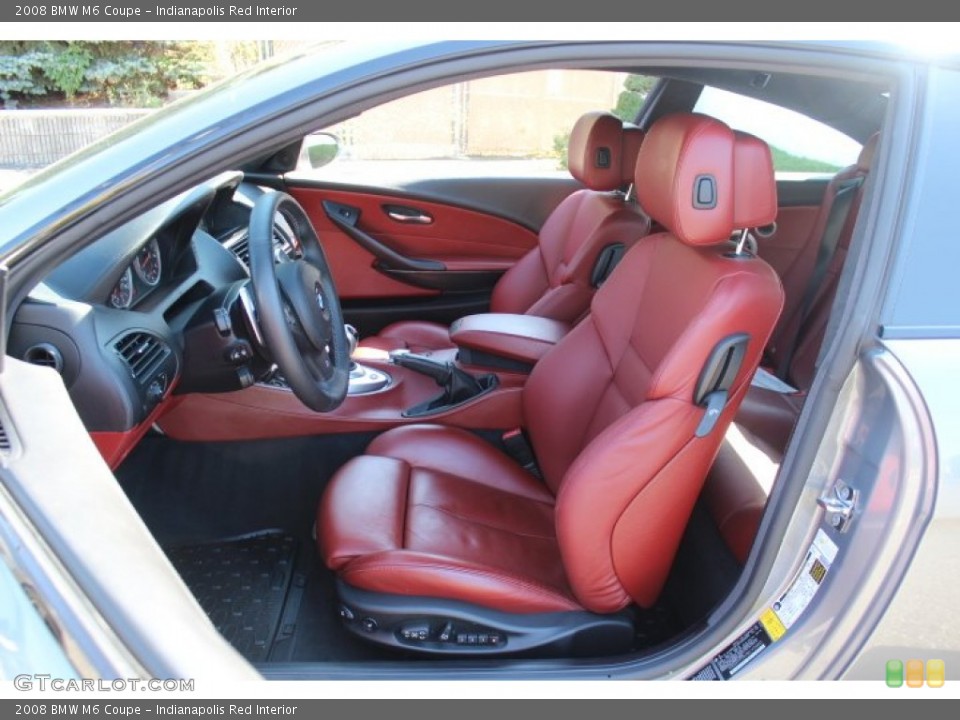 Indianapolis Red Interior Front Seat for the 2008 BMW M6 Coupe #71295313