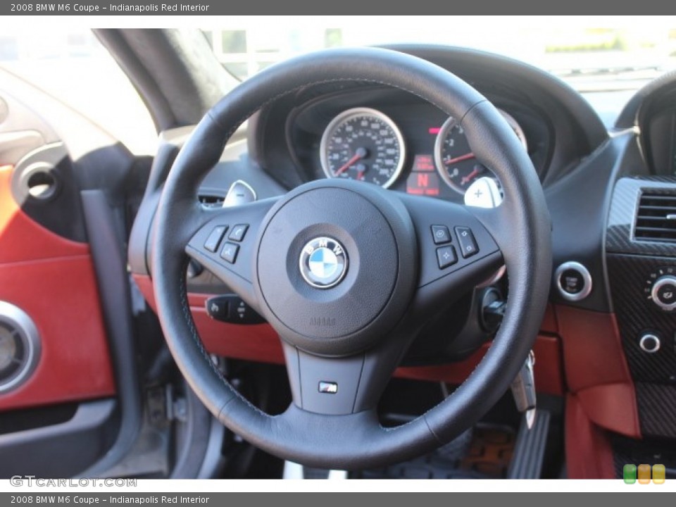 Indianapolis Red Interior Steering Wheel for the 2008 BMW M6 Coupe #71295358