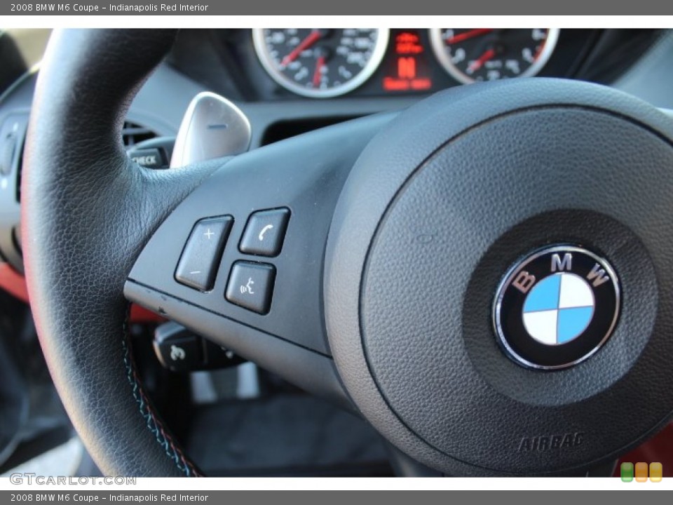 Indianapolis Red Interior Controls for the 2008 BMW M6 Coupe #71295365