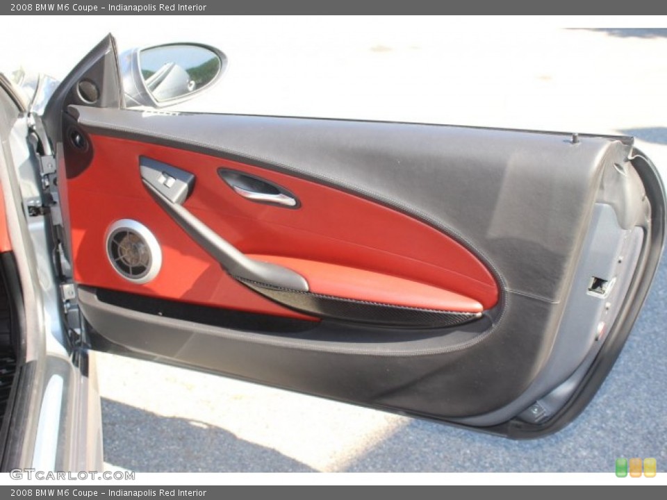 Indianapolis Red Interior Door Panel for the 2008 BMW M6 Coupe #71295412