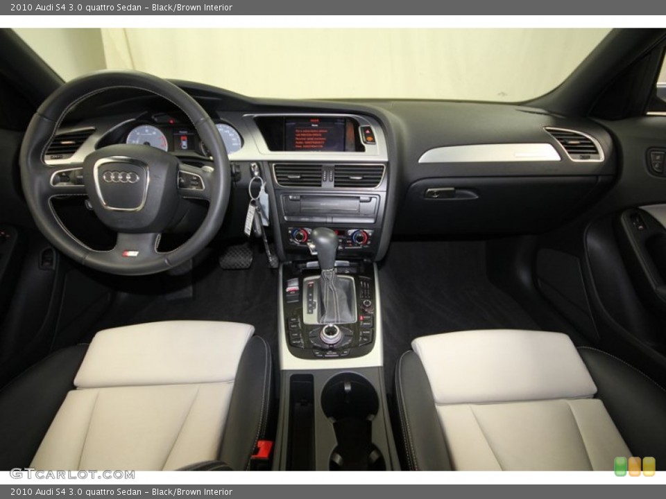 Black/Brown Interior Dashboard for the 2010 Audi S4 3.0 quattro Sedan #71296492