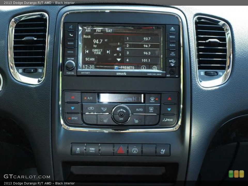 Black Interior Controls for the 2013 Dodge Durango R/T AWD #71296951