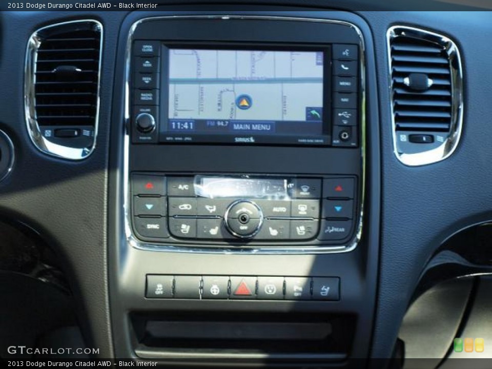 Black Interior Controls for the 2013 Dodge Durango Citadel AWD #71297014