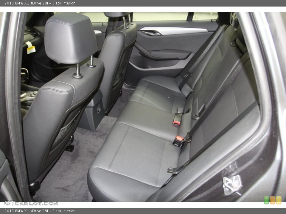 Black Interior Rear Seat for the 2013 BMW X1 sDrive 28i #71297302