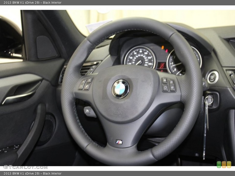 Black Interior Steering Wheel for the 2013 BMW X1 sDrive 28i #71297431