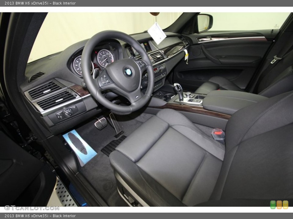 Black Interior Prime Interior for the 2013 BMW X6 xDrive35i #71297539