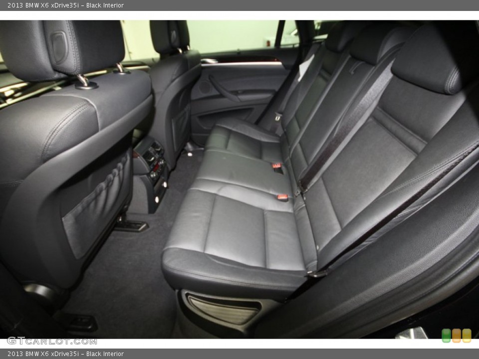 Black Interior Rear Seat for the 2013 BMW X6 xDrive35i #71297551