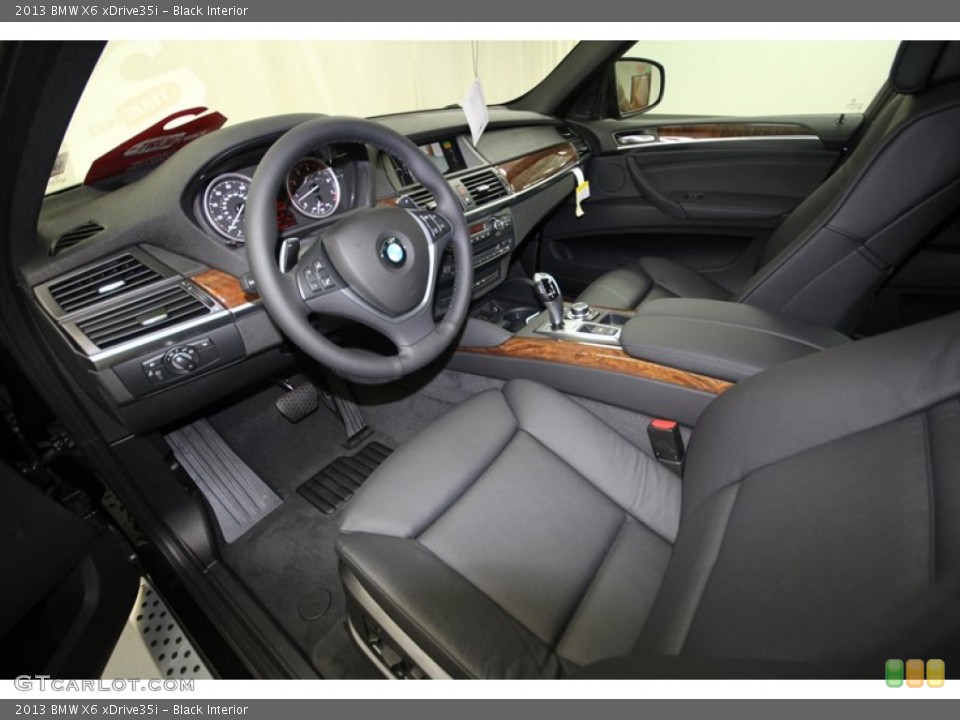 Black Interior Prime Interior for the 2013 BMW X6 xDrive35i #71297773