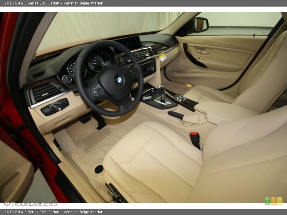 Venetian Beige Interior Prime Interior for the 2013 BMW 3 Series 328i Sedan #71298024