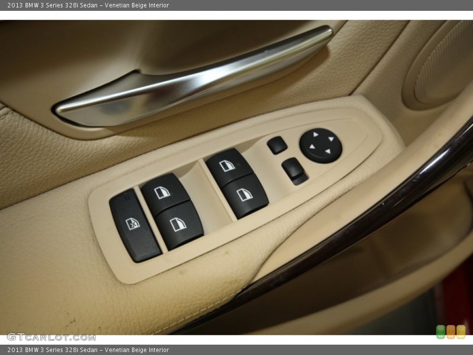 Venetian Beige Interior Controls for the 2013 BMW 3 Series 328i Sedan #71298050