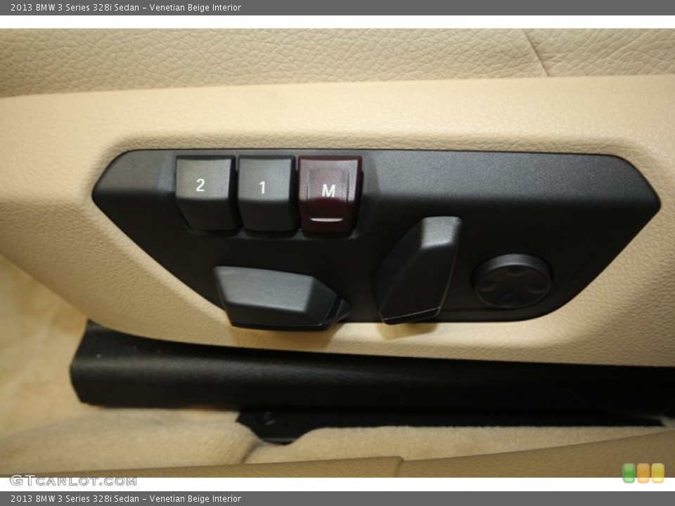 Venetian Beige Interior Controls for the 2013 BMW 3 Series 328i Sedan #71298058