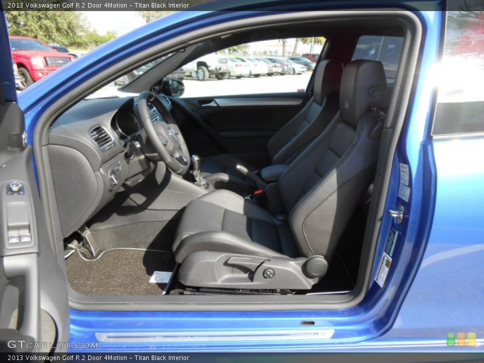 Titan Black Interior Photo for the 2013 Volkswagen Golf R 2 Door 4Motion #71298061