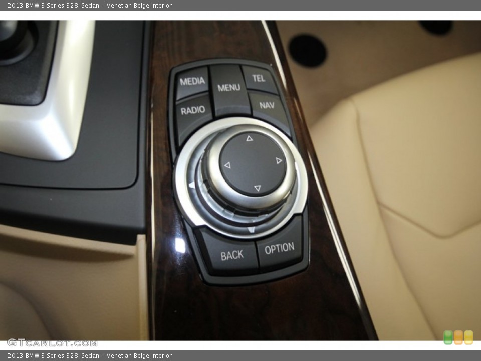 Venetian Beige Interior Controls for the 2013 BMW 3 Series 328i Sedan #71298091