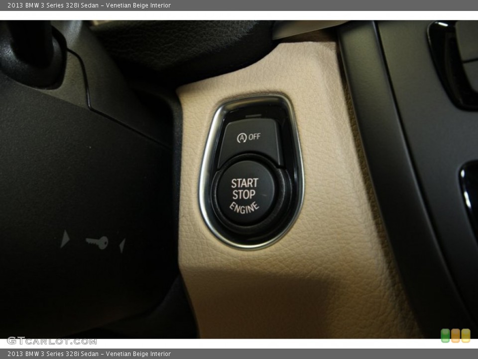 Venetian Beige Interior Controls for the 2013 BMW 3 Series 328i Sedan #71298109