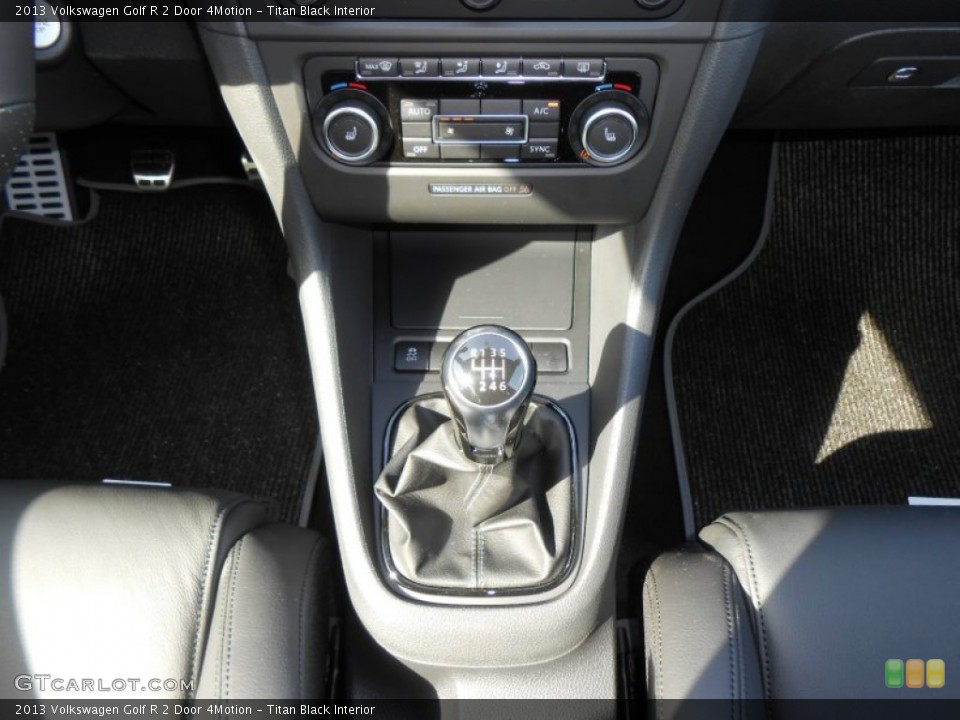 Titan Black Interior Transmission for the 2013 Volkswagen Golf R 2 Door 4Motion #71298124