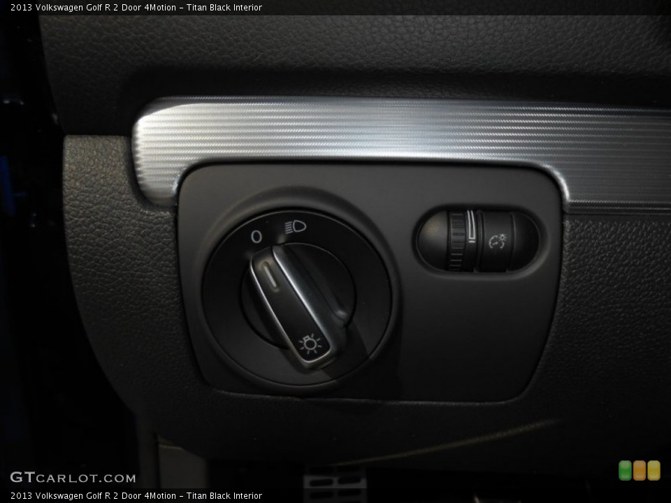 Titan Black Interior Controls for the 2013 Volkswagen Golf R 2 Door 4Motion #71298151