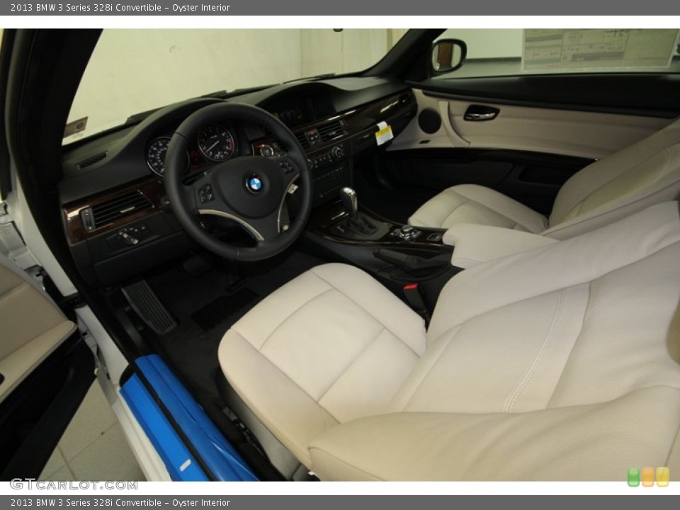 Oyster Interior Prime Interior for the 2013 BMW 3 Series 328i Convertible #71298532