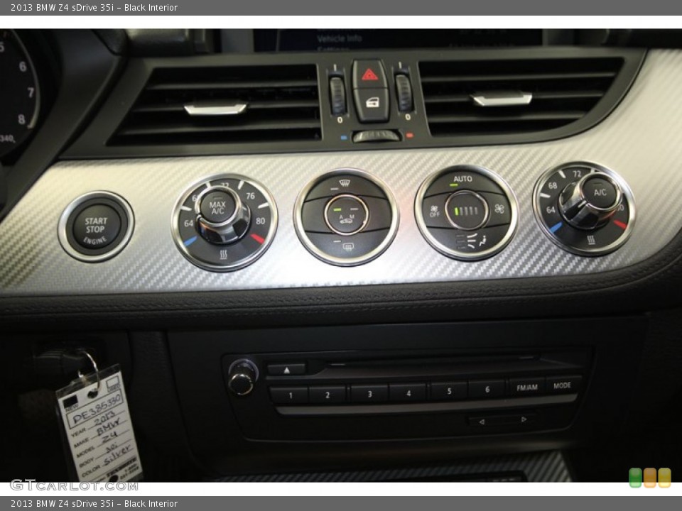 Black Interior Controls for the 2013 BMW Z4 sDrive 35i #71298829
