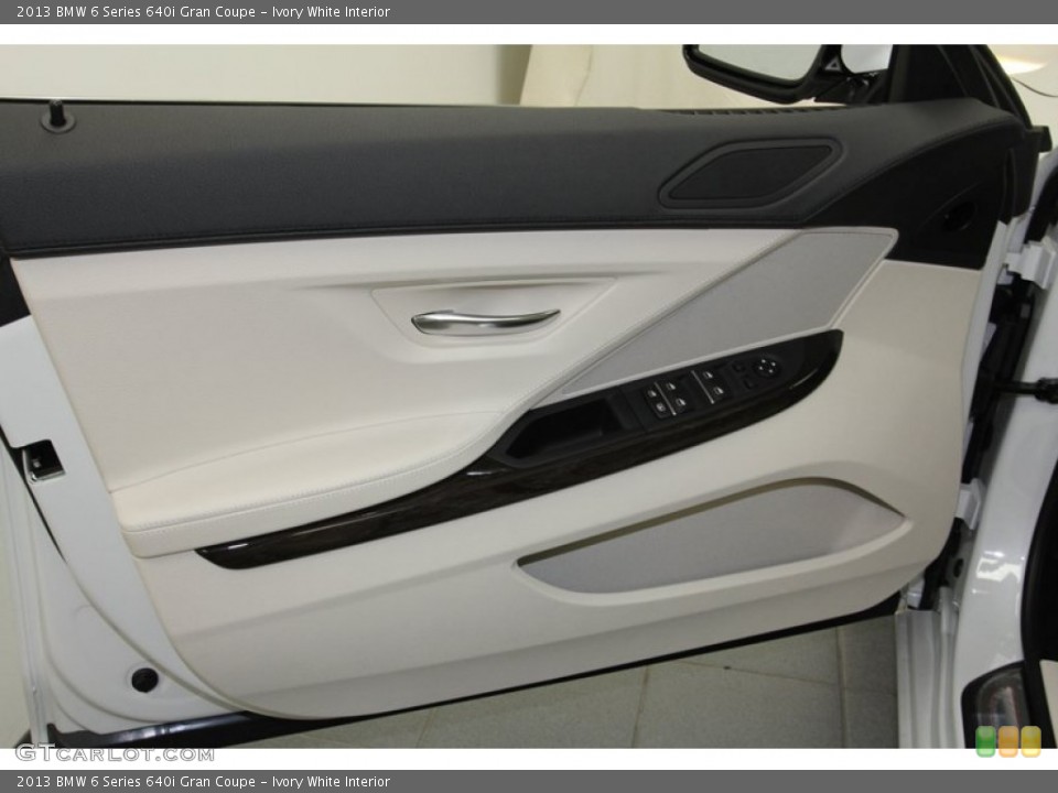 Ivory White Interior Door Panel for the 2013 BMW 6 Series 640i Gran Coupe #71299015