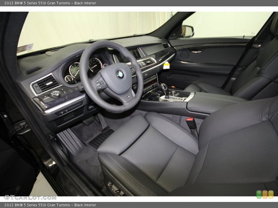 Black Interior Prime Interior for the 2013 BMW 5 Series 550i Gran Turismo #71299258