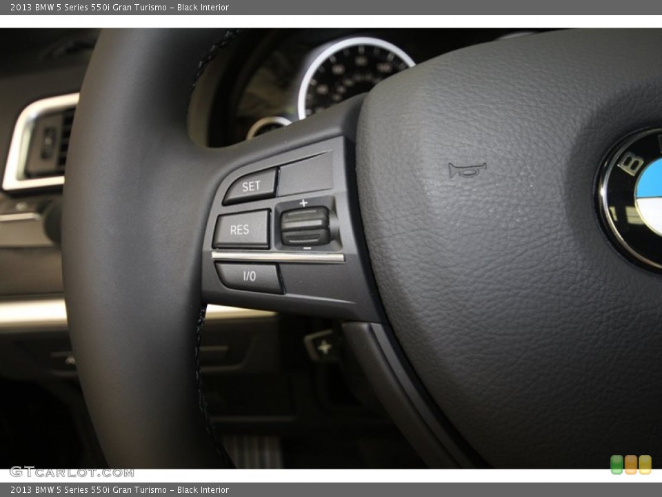 Black Interior Controls for the 2013 BMW 5 Series 550i Gran Turismo #71299369