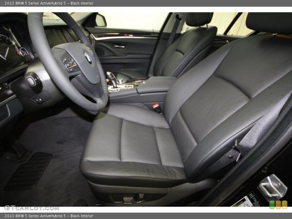 Black Interior Front Seat for the 2013 BMW 5 Series ActiveHybrid 5 #71300464