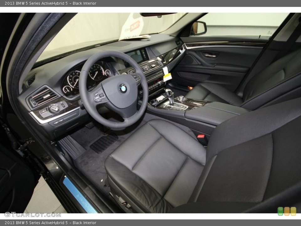 Black Interior Prime Interior for the 2013 BMW 5 Series ActiveHybrid 5 #71300533
