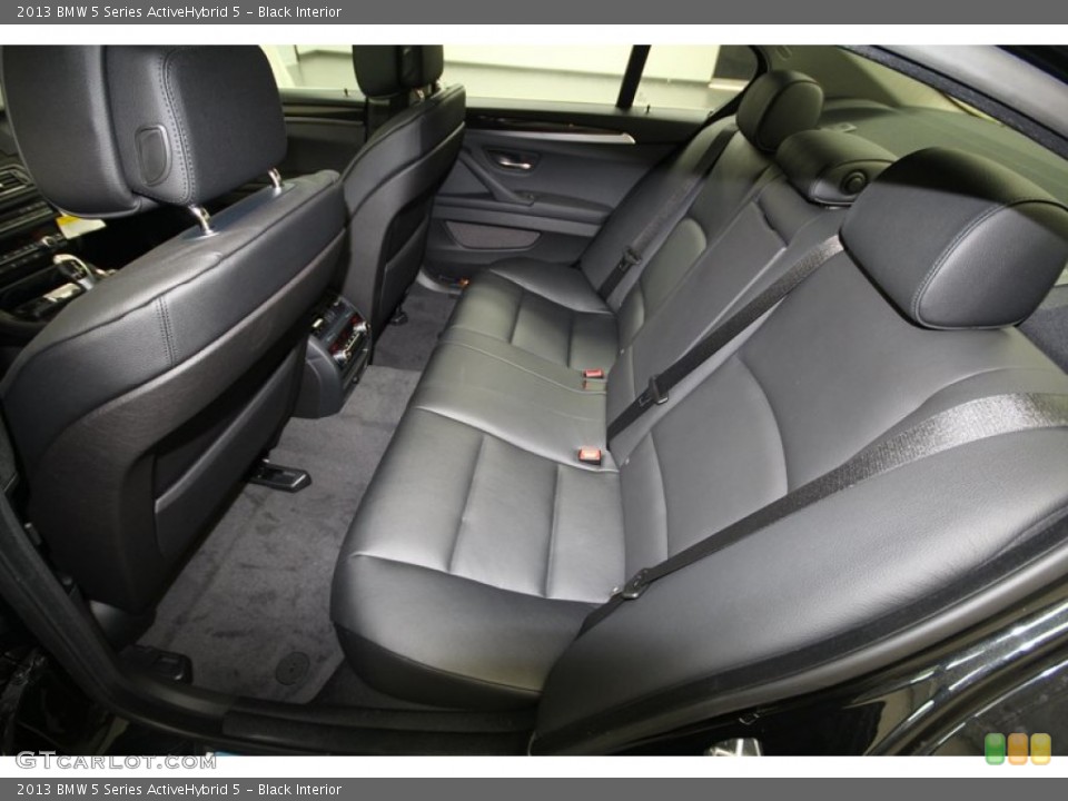 Black Interior Rear Seat for the 2013 BMW 5 Series ActiveHybrid 5 #71300542