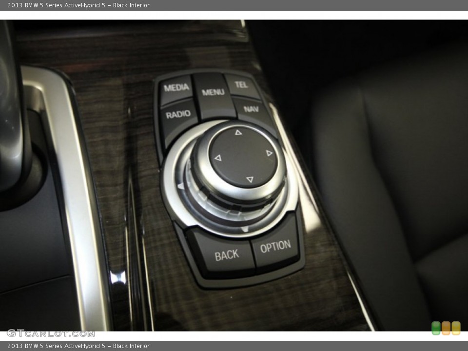 Black Interior Controls for the 2013 BMW 5 Series ActiveHybrid 5 #71300611