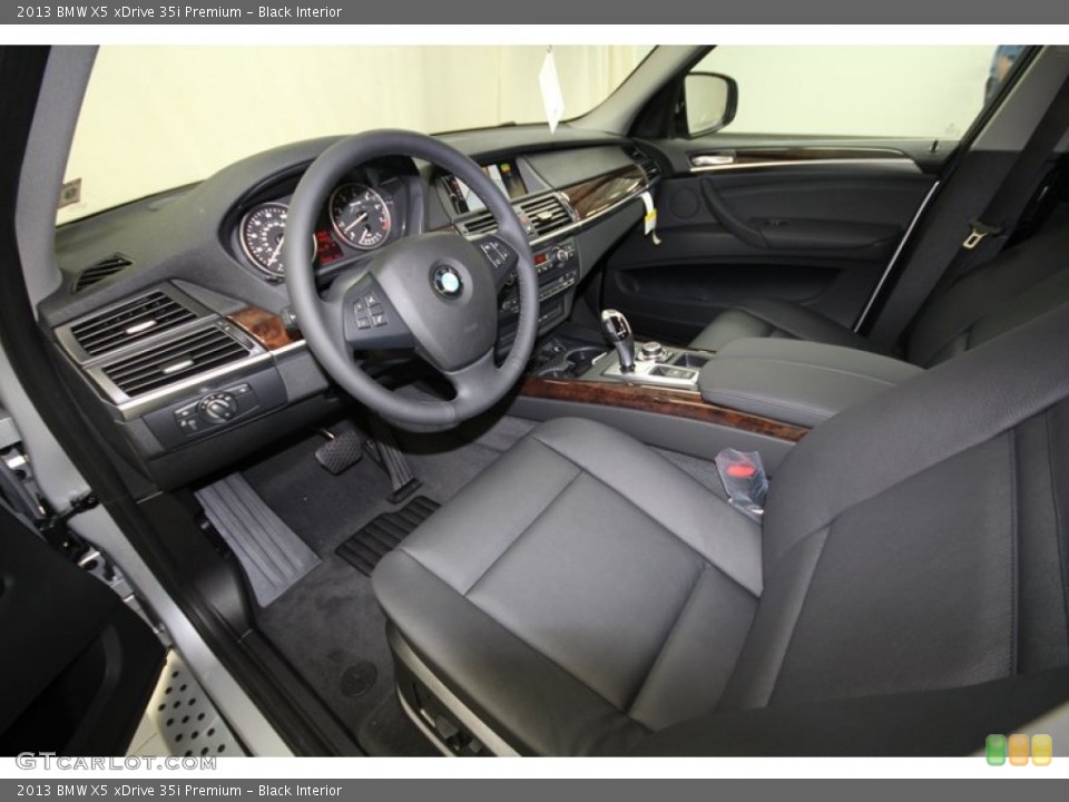 Black Interior Prime Interior for the 2013 BMW X5 xDrive 35i Premium #71301048