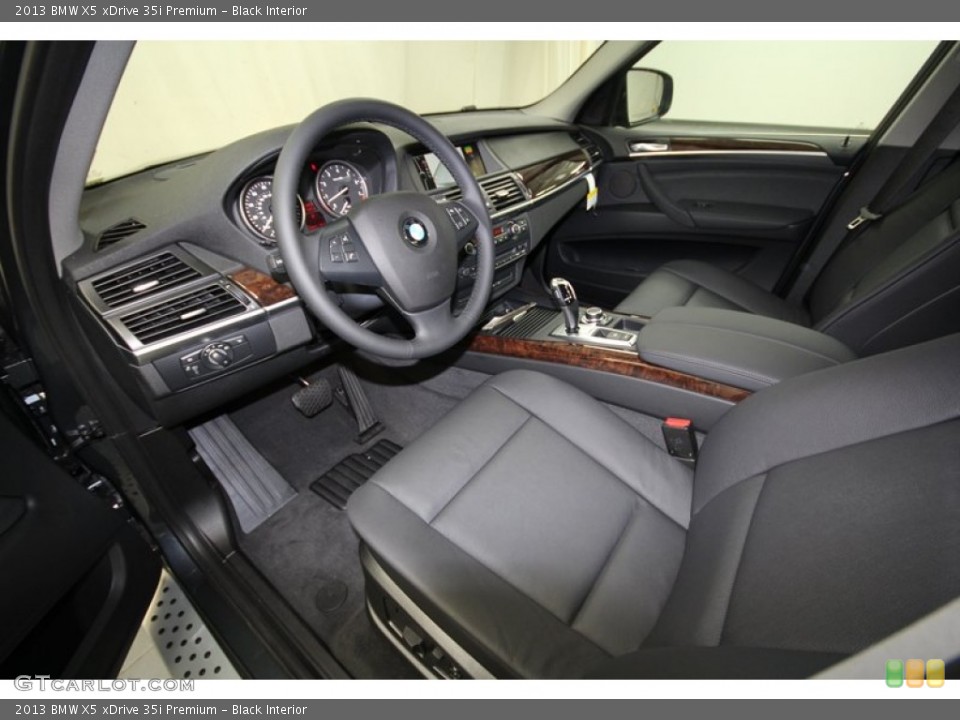 Black Interior Prime Interior for the 2013 BMW X5 xDrive 35i Premium #71301292