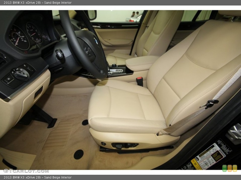 Sand Beige Interior Photo for the 2013 BMW X3 xDrive 28i #71301952