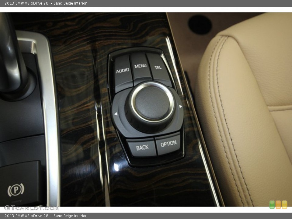 Sand Beige Interior Controls for the 2013 BMW X3 xDrive 28i #71302090