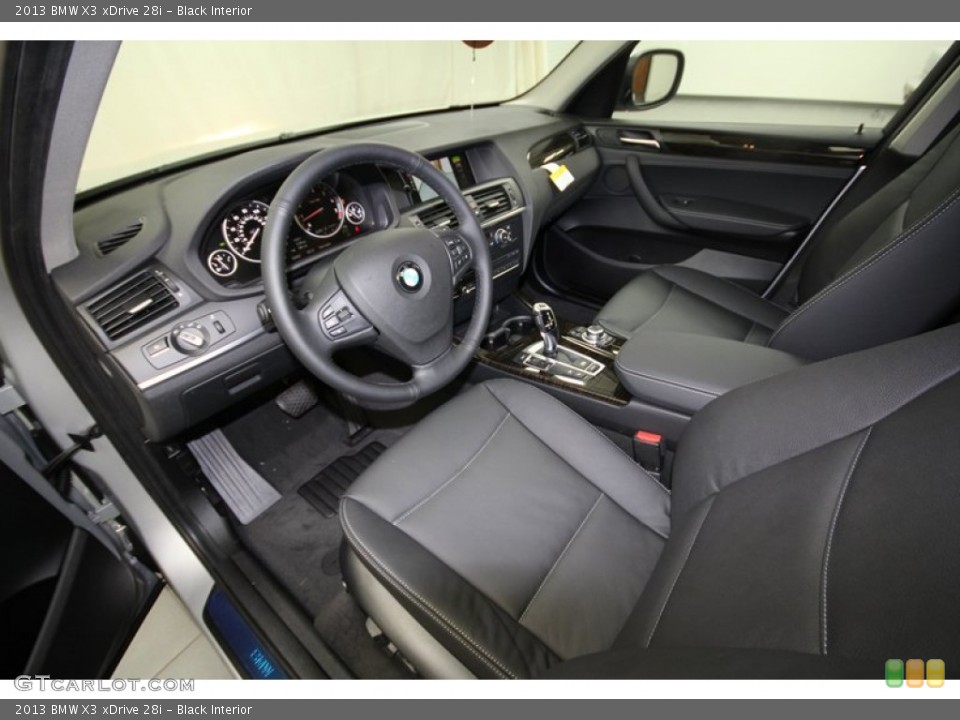 Black Interior Prime Interior for the 2013 BMW X3 xDrive 28i #71302273