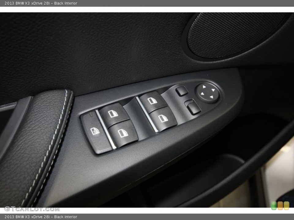 Black Interior Controls for the 2013 BMW X3 xDrive 28i #71302300
