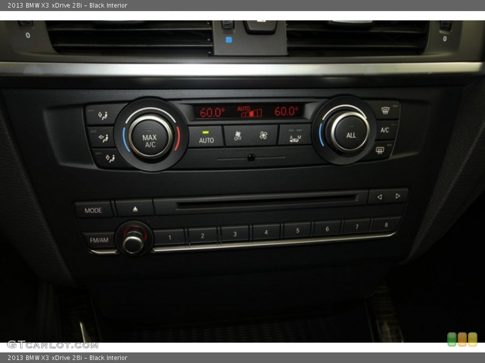 Black Interior Controls for the 2013 BMW X3 xDrive 28i #71302324