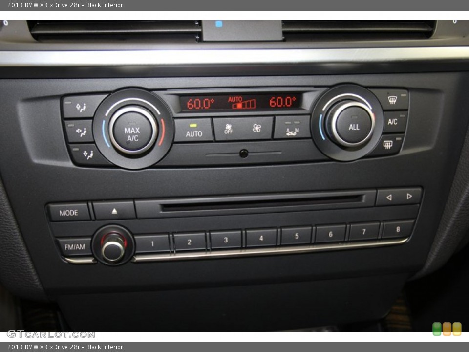 Black Interior Controls for the 2013 BMW X3 xDrive 28i #71302576