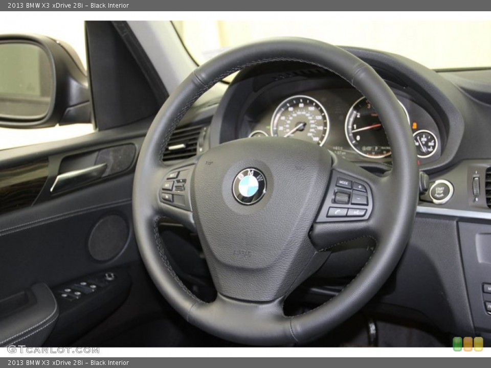 Black Interior Steering Wheel for the 2013 BMW X3 xDrive 28i #71302669