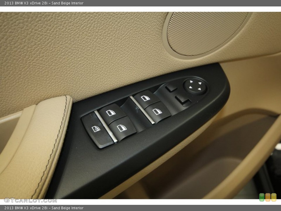 Sand Beige Interior Controls for the 2013 BMW X3 xDrive 28i #71302807