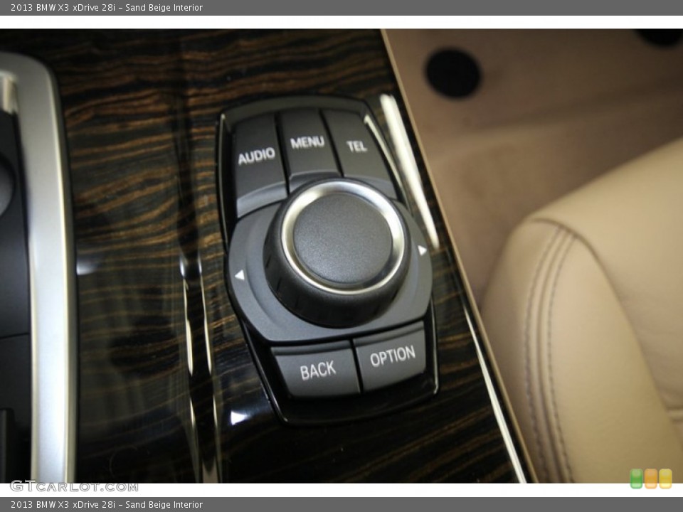 Sand Beige Interior Controls for the 2013 BMW X3 xDrive 28i #71302852