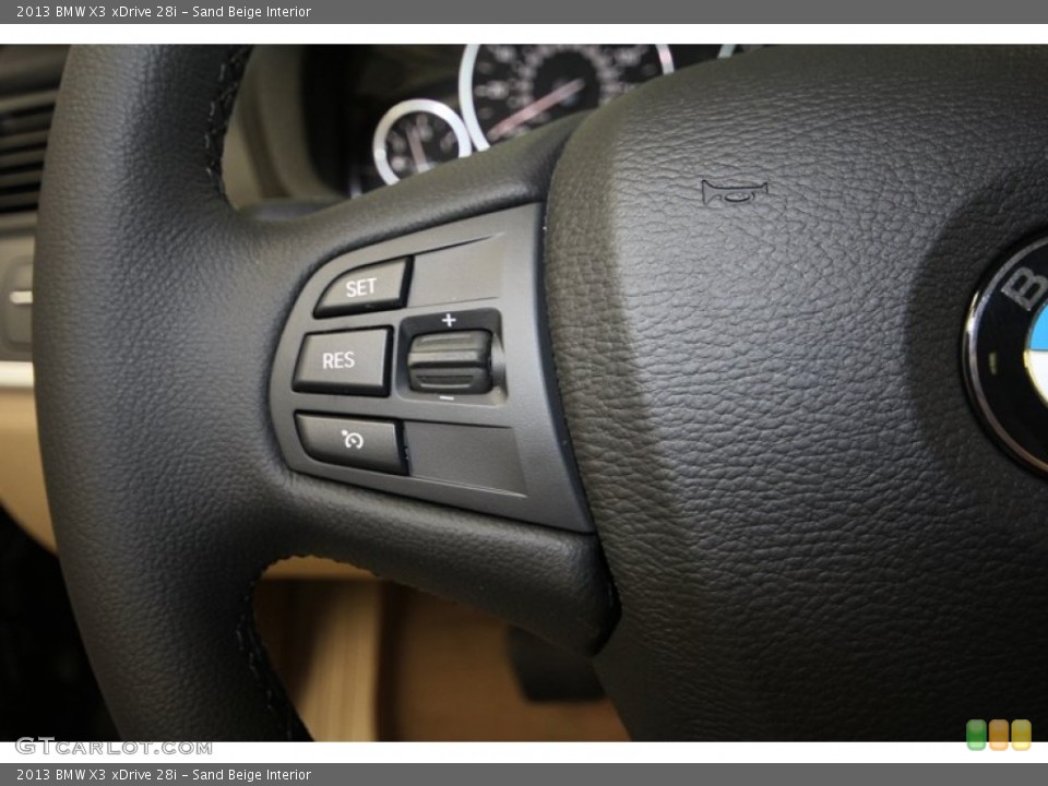 Sand Beige Interior Controls for the 2013 BMW X3 xDrive 28i #71302882