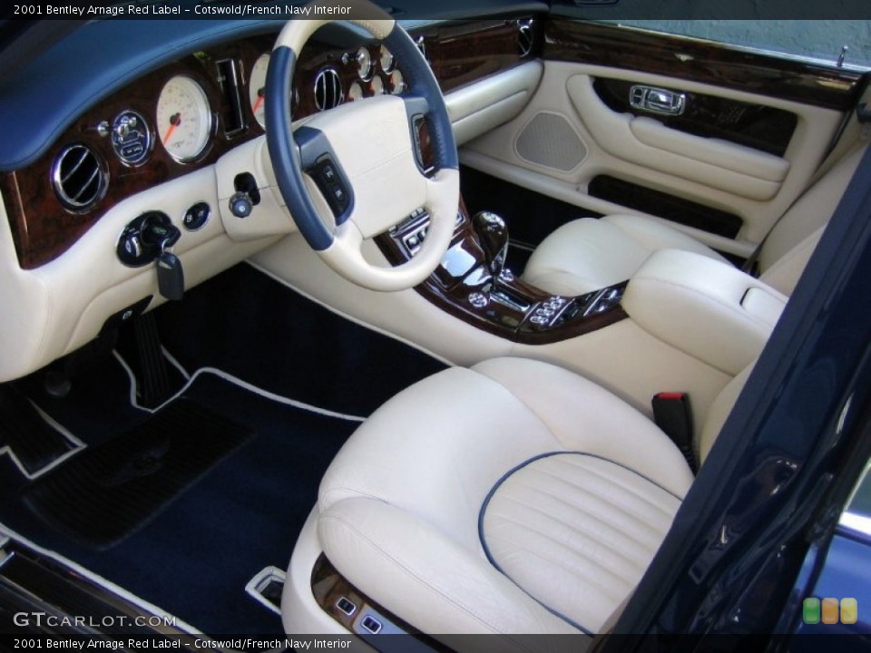 Cotswold/French Navy 2001 Bentley Arnage Interiors