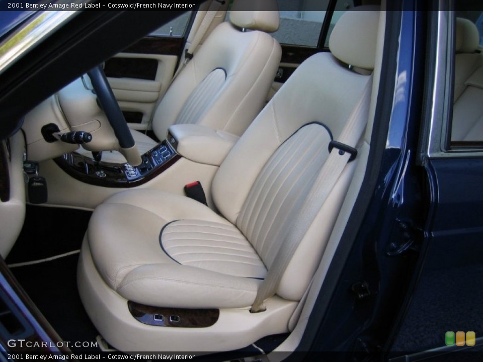 Cotswold/French Navy Interior Front Seat for the 2001 Bentley Arnage Red Label #71303299