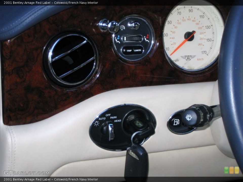 Cotswold/French Navy Interior Controls for the 2001 Bentley Arnage Red Label #71303422