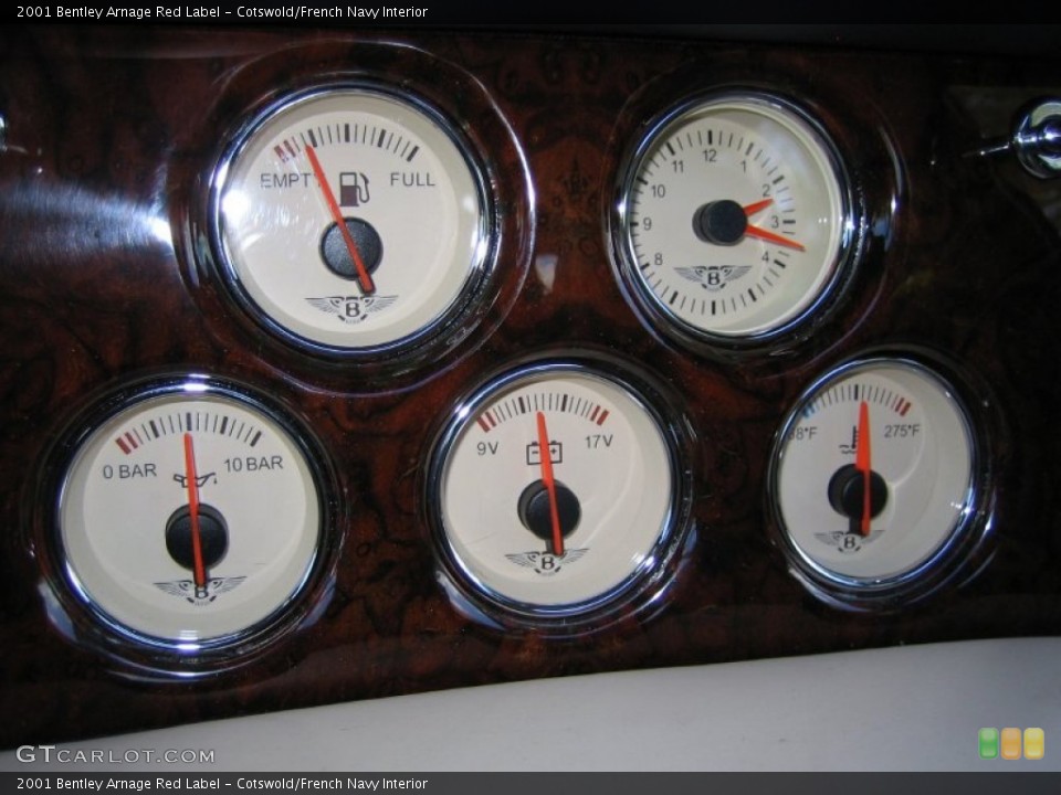 Cotswold/French Navy Interior Gauges for the 2001 Bentley Arnage Red Label #71303479