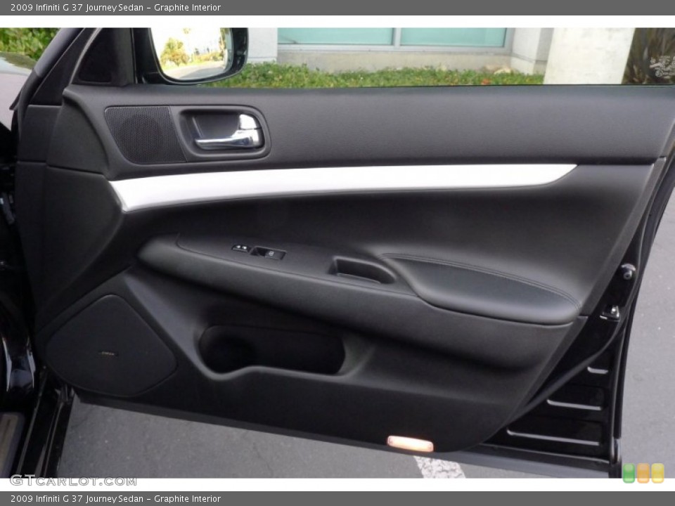 Graphite Interior Door Panel for the 2009 Infiniti G 37 Journey Sedan #71304305