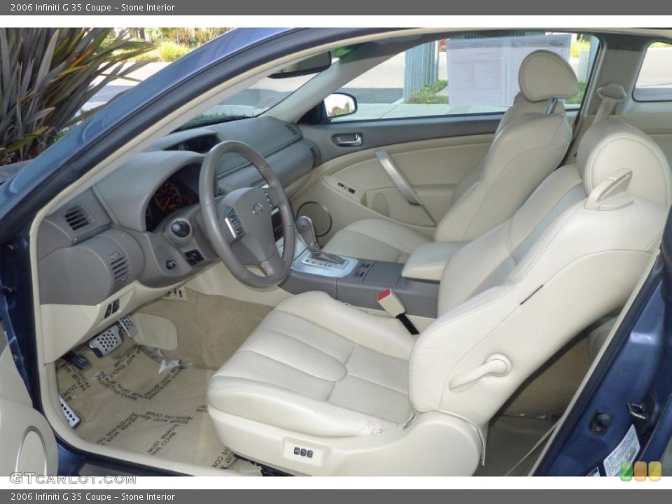 Stone Interior Prime Interior for the 2006 Infiniti G 35 Coupe #71304562