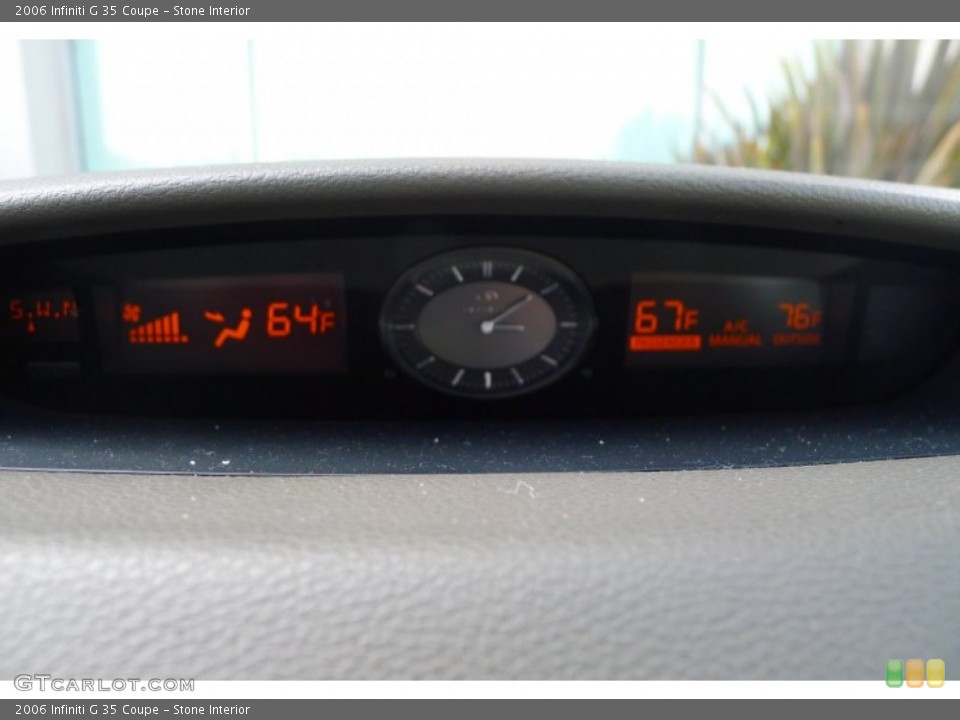 Stone Interior Gauges for the 2006 Infiniti G 35 Coupe #71304649